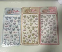 きゅるる　ぷくぷくキャンディシール　3点セット