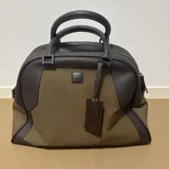 未使用品 極美品✨ダンヒル ボストンバッグ イタリア製 エンボスレザー