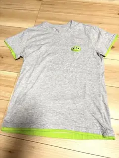 Disney store リトルグリーンメンTシャツ　グレー　Lのサムネイル