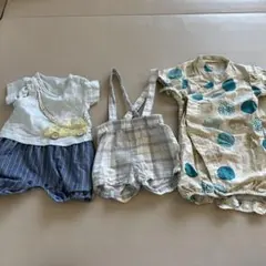 男の子ベビー服　60〜70サイズ　ロンパース　まとめ売り　甚平　H&Mほか