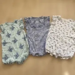 NEXT 夏ロンパース3点セット