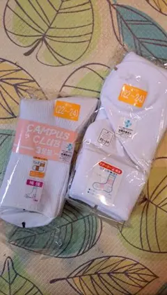CAMPUS CLUB ソックス2タイプ計6足組 22-24cm