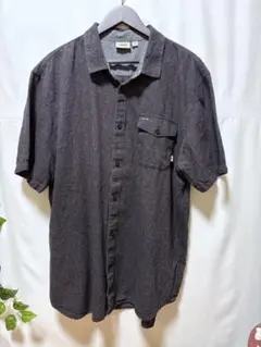 VANS バンズ 半袖シャツ XXL 黒 コットン100% オーバーサイズ