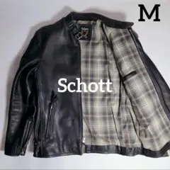 美品　Schott ソリッドクラシックレーサー シングルライダースジャケット　L 2026年最新】Schott シングルライダース クラシックレーサーの人気