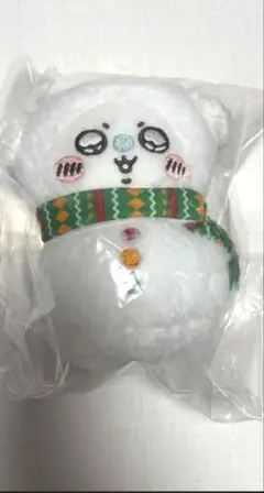 ちいかわ　モモンガ　エニマイくじ　セブンイレブン　雪だるま　ぬいぐるみ　E賞