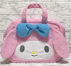サンリオキャラクターズ フェイスふわふわバッグ　マイメロ　①