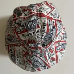 budweiser バドワイザー 総柄 バケットハット アメカジ ビンテージ古着