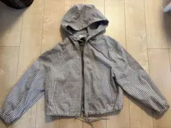 ZARA フーデットチェック柄ジャケット Ssize