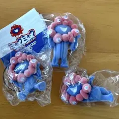 ミャクミャク フロッキーフィギュア EXPO2025 寝そべりポーズ