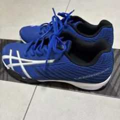 新品未使用品　ASICS LAZERBEAMブルー スニーカー　23.5cm
