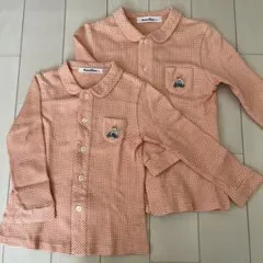 ファミリア　長袖ブラウス　100/120お揃い