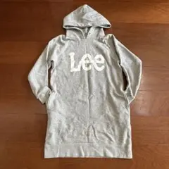 Lee グレー フード付きワンピース M