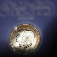 1981年 イギリス銀貨 25ペンス ダイアナ妃御成婚記念銀貨silver925