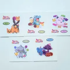 ポケモンパン　デコキャラシール　213弾　5枚セット②