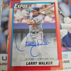 2025 Topps Update 1990 AUTO Larry Walker