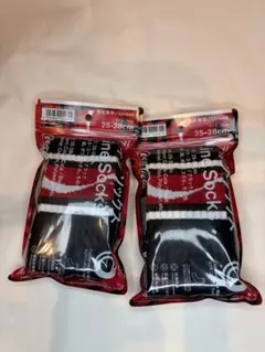 ファミマ★Coca-Cola ラインソックス 25-28cm 2個セット