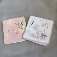 新品タグ付き renoma タオルハンカチ 2枚セット