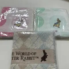 ピーターラビット❤︎新品未使用タオルハンカチ 3枚セット