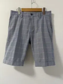 COMME CA COMMUNE メンズ チェック柄 ハーフパンツのサムネイル