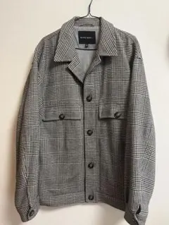 NIKO AND... テーラードジャケット 千鳥柄 古着 Lサイズ