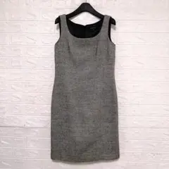 QUEENS COURT ツイード　ノースリーブ　ワンピース　2