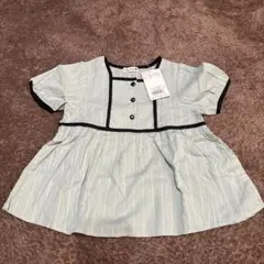 【新品未使用】branshes 半袖ブラウス 110cm LGN