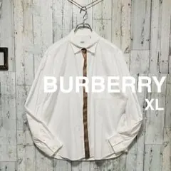 BURBERRY バーバリコットン　ドレスシャツ　XL ホワイト　White