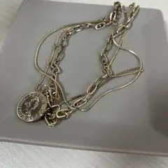 ゴールド 多重チェーン ネックレス