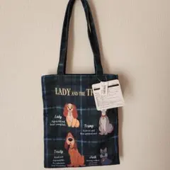 新作 ディズニー わんわん物語 レディ トランプ トートバッグ