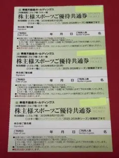 東急不動産株主優待リフト割引券3枚24時間以内匿名発送