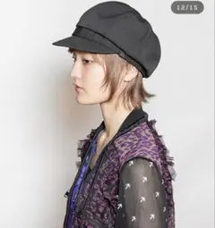 ⭐︎お値下げ⭐︎CA4LA 黒キャスケット