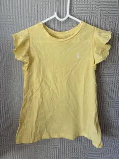 黄色 フリル袖 Tシャツ ポロラルフローレン