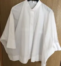 UNIQLO+J スーピマコットンドルマンスリーブシャツ(7分袖) M ホワイト