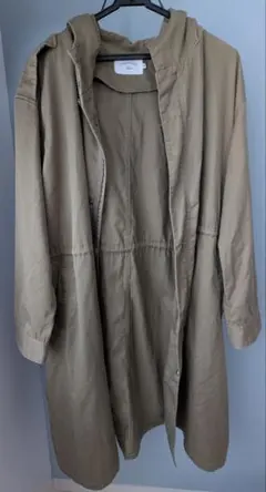 S*u様 サマンサモスモスブルー　ベージュ フード付きロングコート