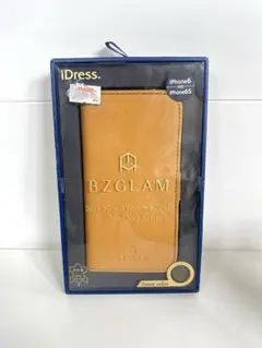 【新品】BZGLAM iPhone6/6s 手帳型ケースブラウンカード収納のサムネイル