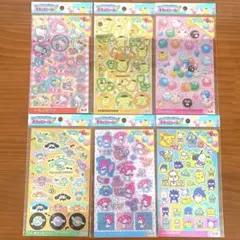 【全6種】サンリオキャラクターズ キラッとシール3 ホログラムシール 正規品