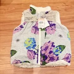 【新品】リバーシブル　ダウンベスト 90cm