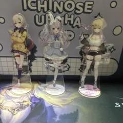 小森めと.兎咲ミミ.胡桃のあ アクリルスタンド バラ売り可のサムネイル