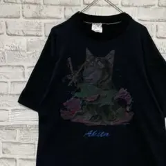 USA製90sヴィンテージTシャツ！シングルステッチ　ブラック半袖古着L 16