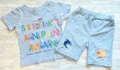 100 95 アンパンマン Tシャツ 短パン 半袖 セット