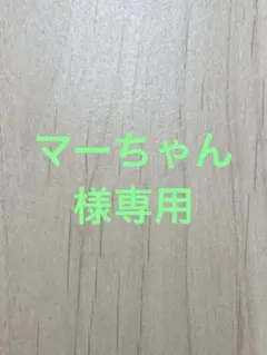 マーちゃん様専用