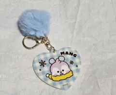 ファミマ限定 BT21 ポンポンつきアクリルキーホルダー MANG