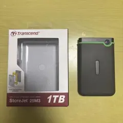 Transcend StoreJet 25M3 1TB ポータブルハードドライブ