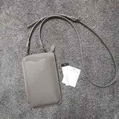 【お値下げ】レザー本革 スマホショルダー ミニポシェット