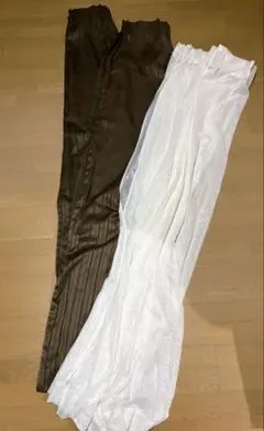 カーテン ブラウン 焦茶　レースカーテン　2組セット　180cm×100cm