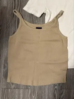 GAP 半袖Tシャツ ベージュキャミソール 2점 세트
