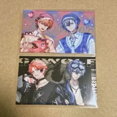 にじさんじ ぎゃうるふ チェキ風カード 赤城ウェン 小柳ロウ セット ①