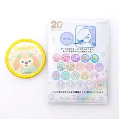 ダッフィー＆フレンズ 20周年 カラフルハピネス ワッペン クッキーアン