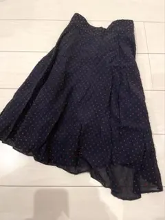 JILLSTUARTジルスチュアート アシンメトリードットスカート 日本製