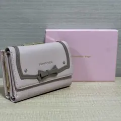 Samantha Vega 三つ折り財布 リボン がま口 ピンク 箱付のサムネイル